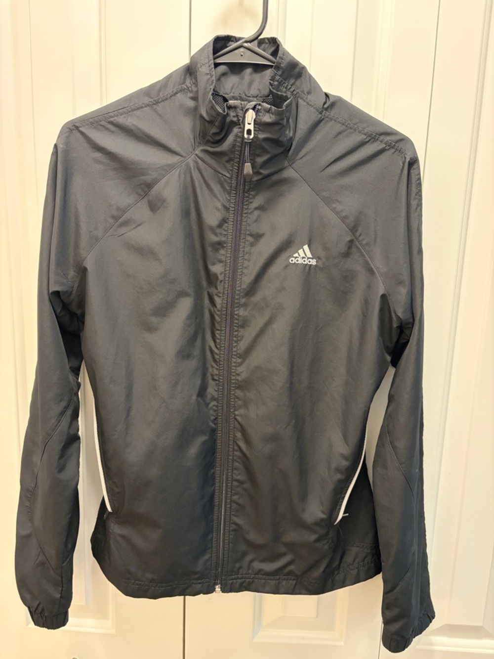 adidas Black Lightweight Full-Zip Training Jacket